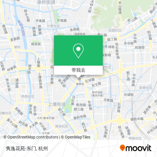隽逸花苑-东门地图