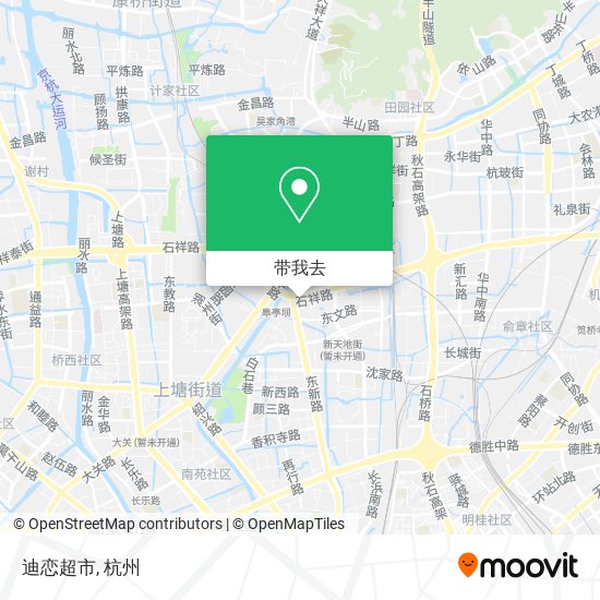 迪恋超市地图