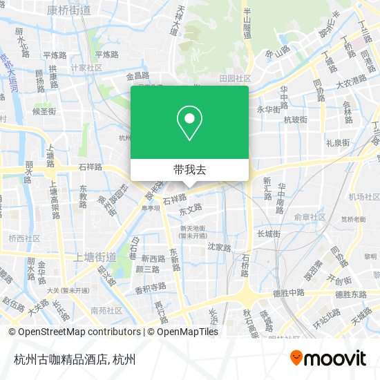 杭州古咖精品酒店地图