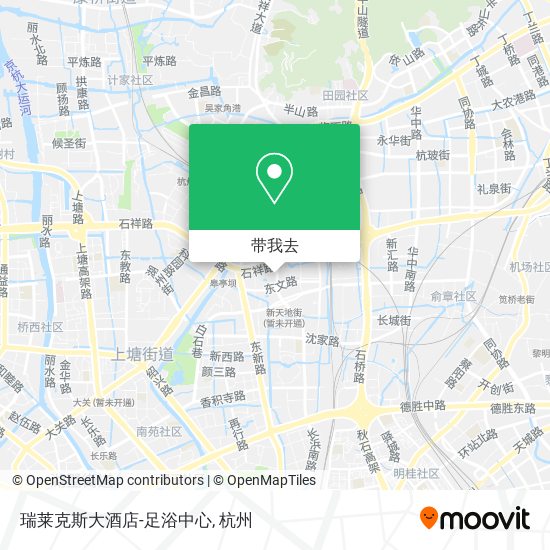 瑞莱克斯大酒店-足浴中心地图