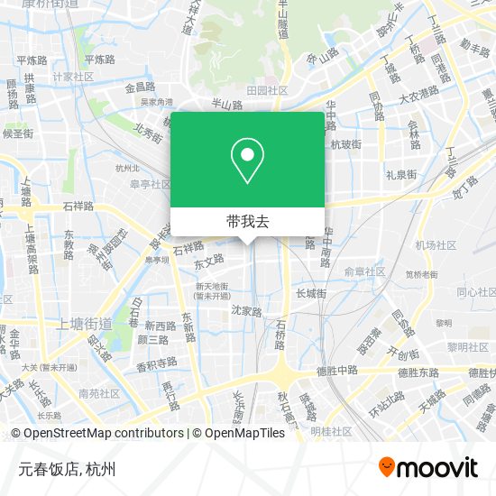 元春饭店地图