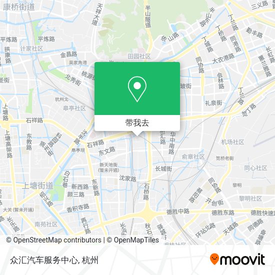 众汇汽车服务中心地图