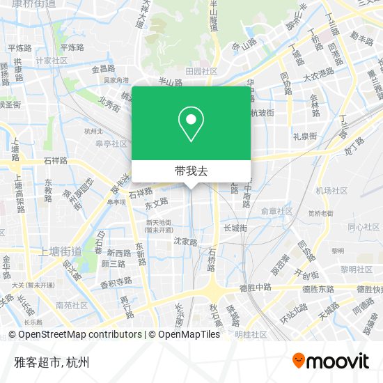 雅客超市地图