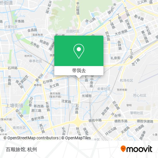 百顺旅馆地图