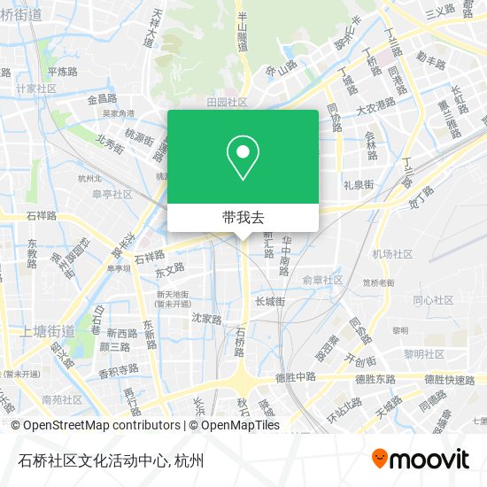 石桥社区文化活动中心地图