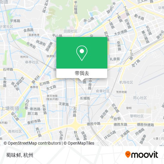 蜀味鲜地图