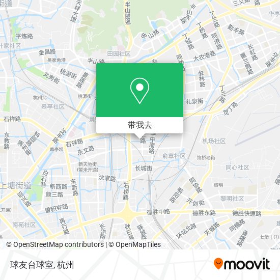 球友台球室地图