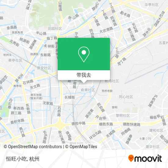 恒旺小吃地图