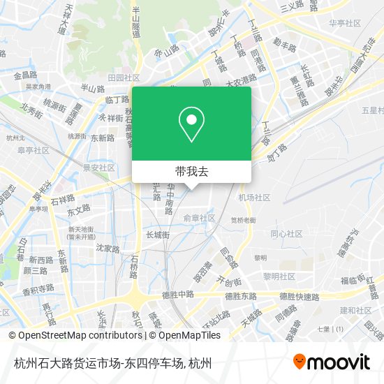 杭州石大路货运市场-东四停车场地图
