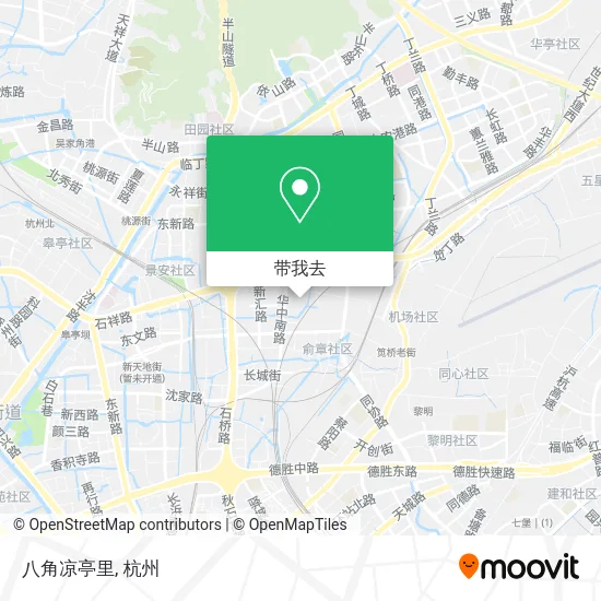 八角凉亭里地图