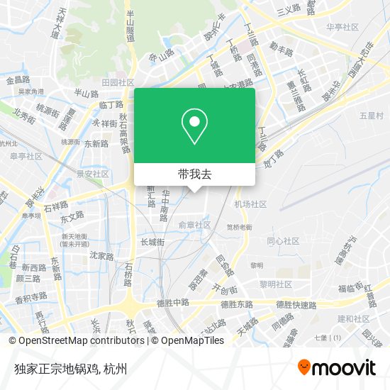 独家正宗地锅鸡地图