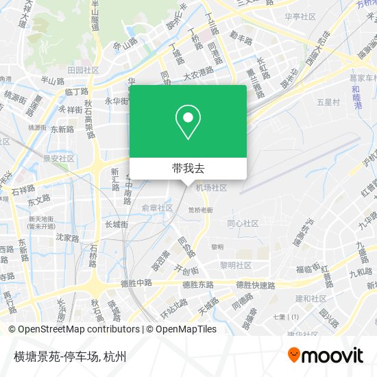 横塘景苑-停车场地图