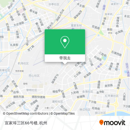 宣家埠三区66号楼地图