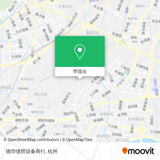 德华缝纫设备商行地图