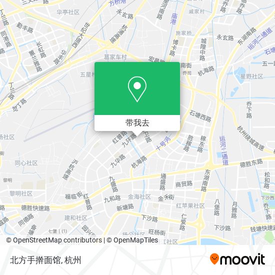 北方手擀面馆地图