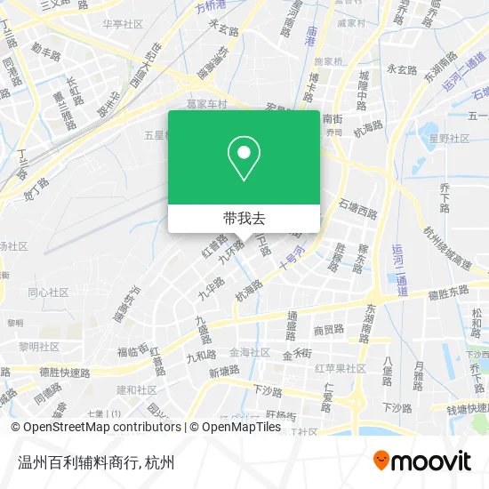 温州百利辅料商行地图