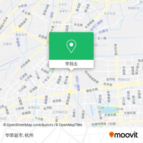 华荣超市地图