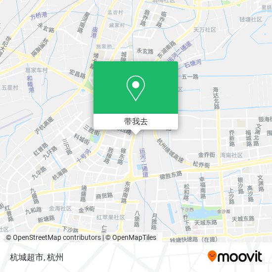 杭城超市地图