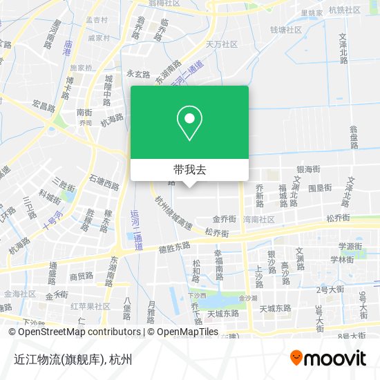 近江物流(旗舰库)地图