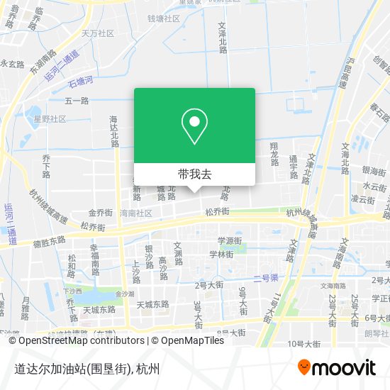 道达尔加油站(围垦街)地图