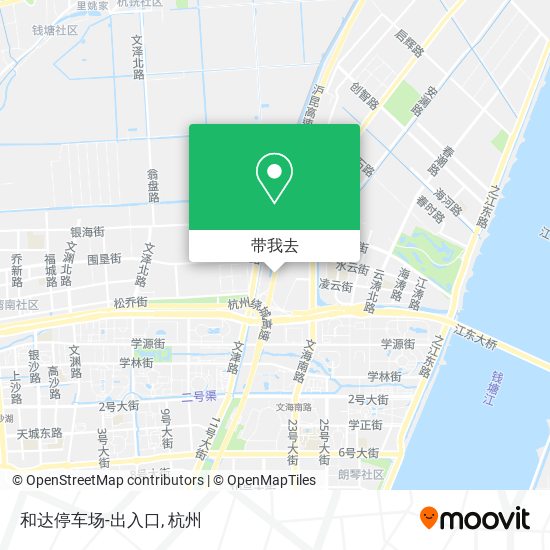 和达停车场-出入口地图