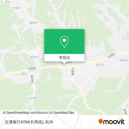 交通银行ATM(长西线)地图