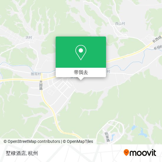 墅棣酒店地图
