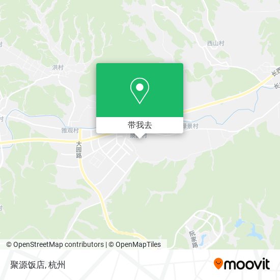 聚源饭店地图