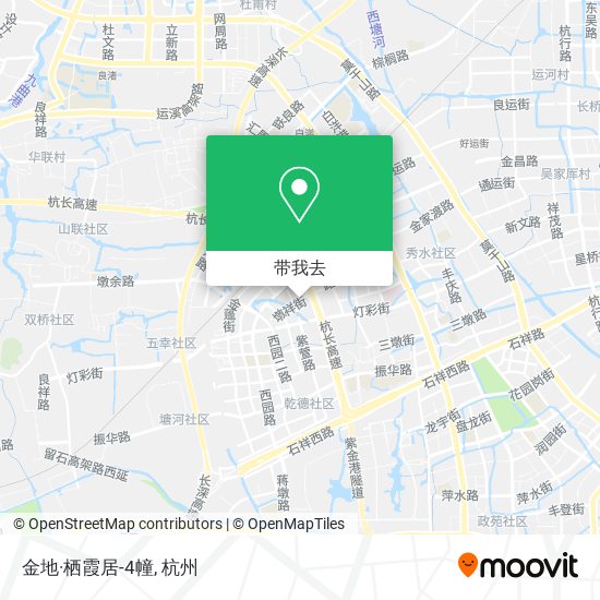 金地·栖霞居-4幢地图