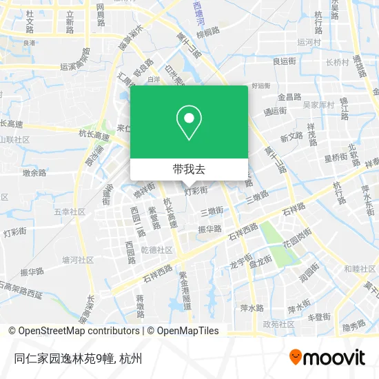 同仁家园逸林苑9幢地图