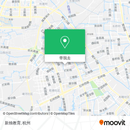 新烛教育地图