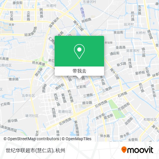 世纪华联超市(慧仁店)地图