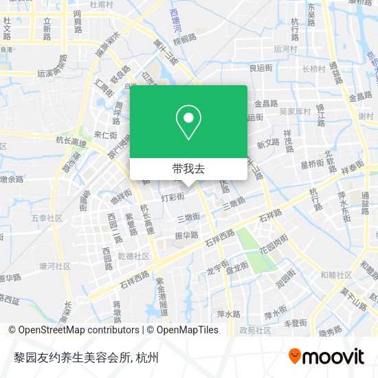 黎园友约养生美容会所地图
