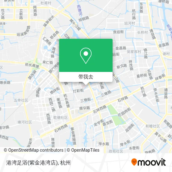 港湾足浴(紫金港湾店)地图