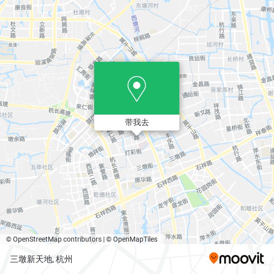 三墩新天地地图