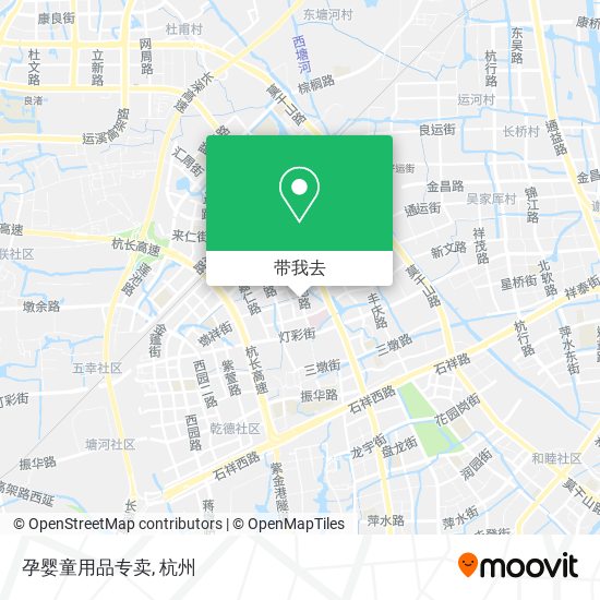 孕婴童用品专卖地图