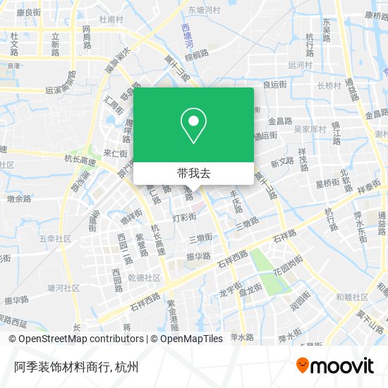 阿季装饰材料商行地图
