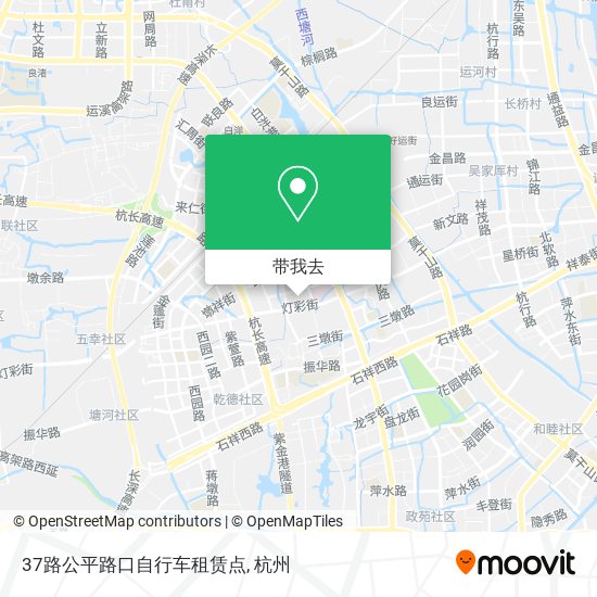 37路公平路口自行车租赁点地图