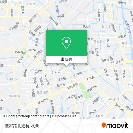 董家路北港桥地图