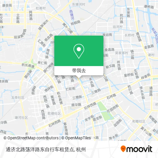通济北路荡洋路东自行车租赁点地图