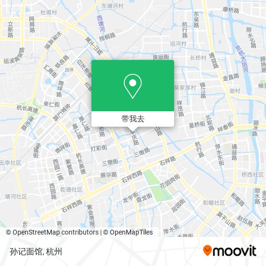 孙记面馆地图