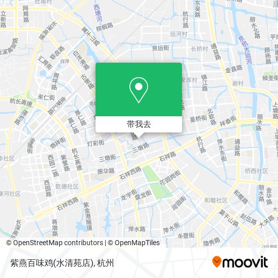 紫燕百味鸡(水清苑店)地图