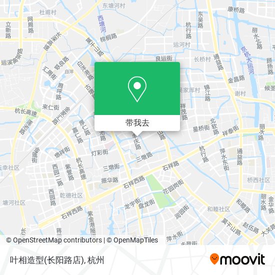 叶相造型(长阳路店)地图