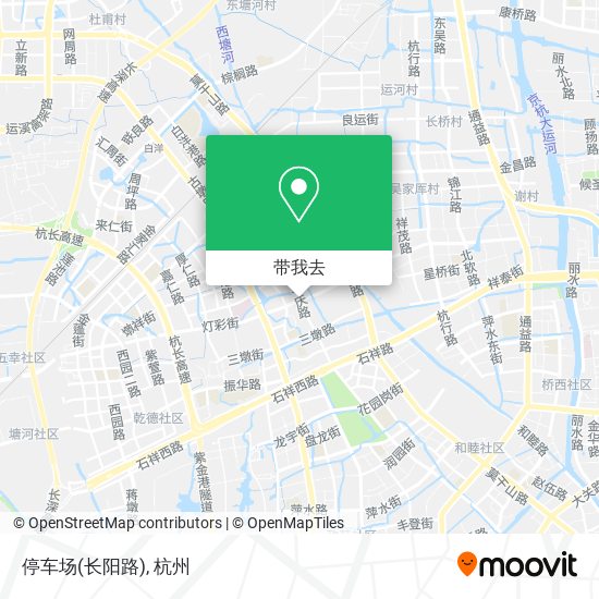 停车场(长阳路)地图