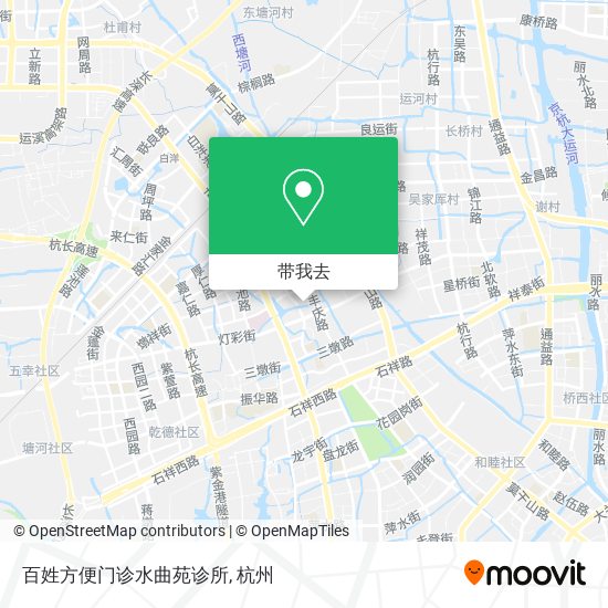 百姓方便门诊水曲苑诊所地图