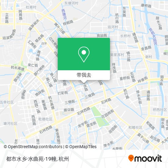都市水乡·水曲苑-19幢地图