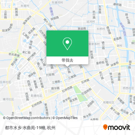 都市水乡·水曲苑-19幢地图
