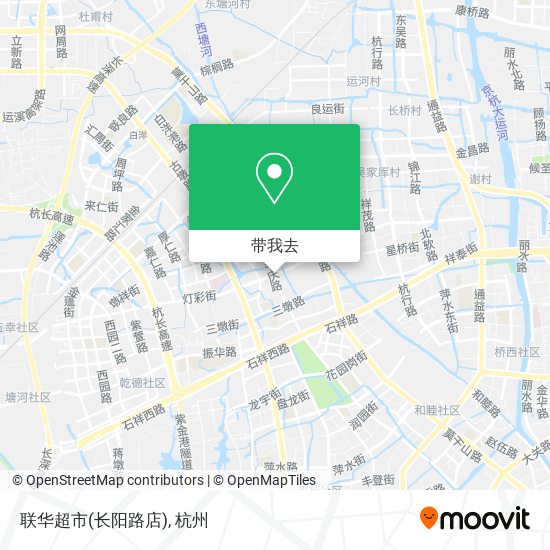 联华超市(长阳路店)地图