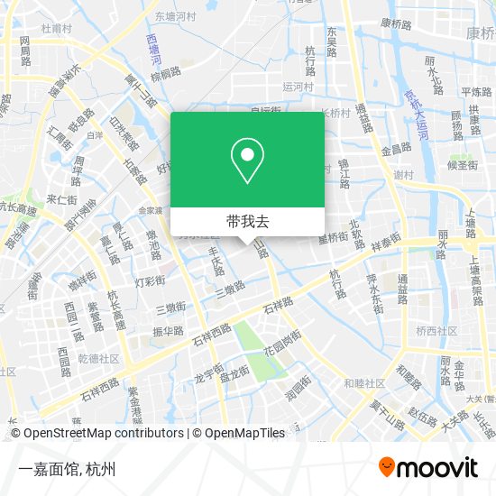 一嘉面馆地图