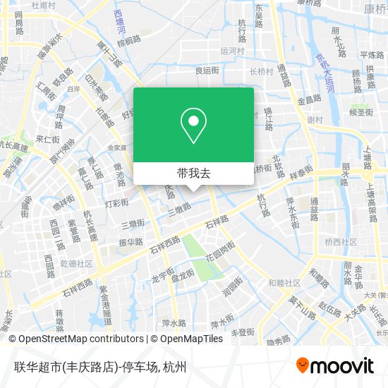 联华超市(丰庆路店)-停车场地图